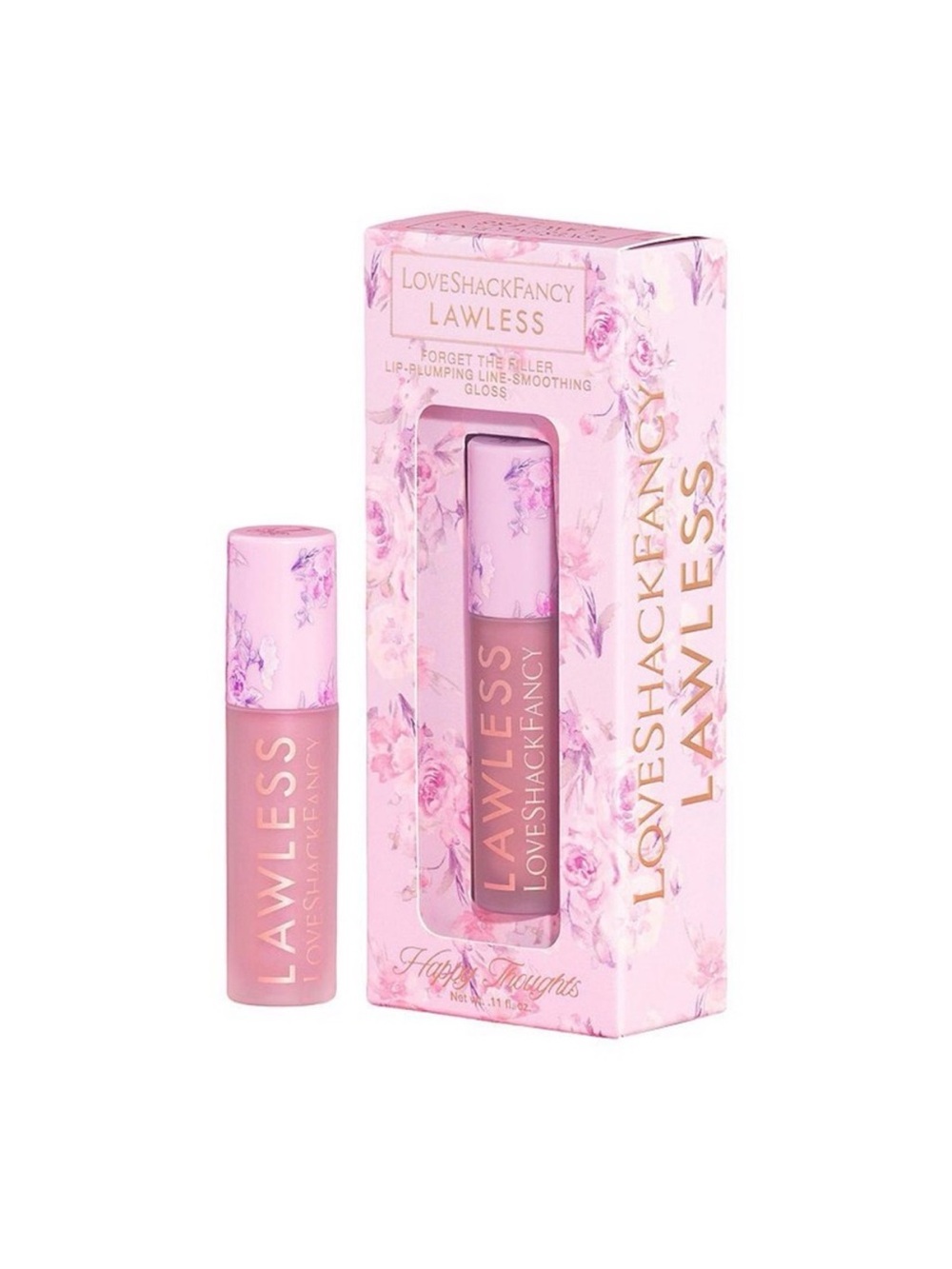 LoveShackFancy X LAWLESS Forget The Filler Lip Plumper Happy Thoughts